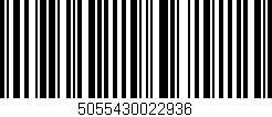 Código de barras (EAN, GTIN, SKU, ISBN): '5055430022936'