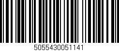 Código de barras (EAN, GTIN, SKU, ISBN): '5055430051141'