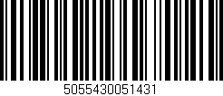 Código de barras (EAN, GTIN, SKU, ISBN): '5055430051431'