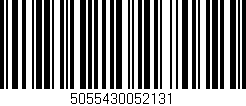 Código de barras (EAN, GTIN, SKU, ISBN): '5055430052131'