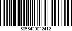 Código de barras (EAN, GTIN, SKU, ISBN): '5055430072412'
