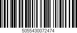 Código de barras (EAN, GTIN, SKU, ISBN): '5055430072474'
