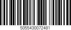 Código de barras (EAN, GTIN, SKU, ISBN): '5055430072481'