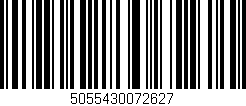 Código de barras (EAN, GTIN, SKU, ISBN): '5055430072627'