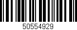 Código de barras (EAN, GTIN, SKU, ISBN): '50554929'