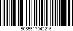 Código de barras (EAN, GTIN, SKU, ISBN): '5055517342216'