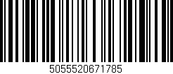 Código de barras (EAN, GTIN, SKU, ISBN): '5055520671785'