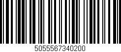 Código de barras (EAN, GTIN, SKU, ISBN): '5055567340200'