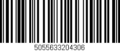 Código de barras (EAN, GTIN, SKU, ISBN): '5055633204306'
