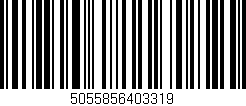 Código de barras (EAN, GTIN, SKU, ISBN): '5055856403319'