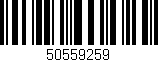 Código de barras (EAN, GTIN, SKU, ISBN): '50559259'