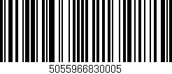 Código de barras (EAN, GTIN, SKU, ISBN): '5055966830005'