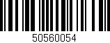 Código de barras (EAN, GTIN, SKU, ISBN): '50560054'
