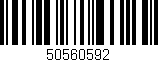 Código de barras (EAN, GTIN, SKU, ISBN): '50560592'