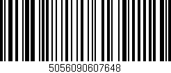 Código de barras (EAN, GTIN, SKU, ISBN): '5056090607648'