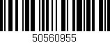 Código de barras (EAN, GTIN, SKU, ISBN): '50560955'