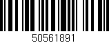 Código de barras (EAN, GTIN, SKU, ISBN): '50561891'