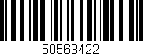 Código de barras (EAN, GTIN, SKU, ISBN): '50563422'
