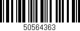 Código de barras (EAN, GTIN, SKU, ISBN): '50564363'