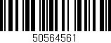 Código de barras (EAN, GTIN, SKU, ISBN): '50564561'