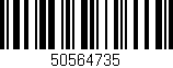 Código de barras (EAN, GTIN, SKU, ISBN): '50564735'