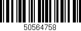 Código de barras (EAN, GTIN, SKU, ISBN): '50564758'