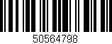 Código de barras (EAN, GTIN, SKU, ISBN): '50564798'