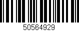 Código de barras (EAN, GTIN, SKU, ISBN): '50564929'