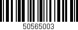 Código de barras (EAN, GTIN, SKU, ISBN): '50565003'