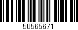 Código de barras (EAN, GTIN, SKU, ISBN): '50565671'