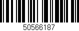 Código de barras (EAN, GTIN, SKU, ISBN): '50566187'