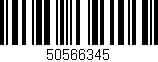 Código de barras (EAN, GTIN, SKU, ISBN): '50566345'