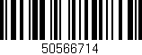 Código de barras (EAN, GTIN, SKU, ISBN): '50566714'