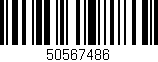 Código de barras (EAN, GTIN, SKU, ISBN): '50567486'