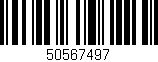 Código de barras (EAN, GTIN, SKU, ISBN): '50567497'