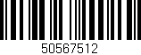Código de barras (EAN, GTIN, SKU, ISBN): '50567512'