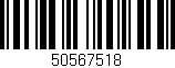 Código de barras (EAN, GTIN, SKU, ISBN): '50567518'