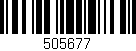 Código de barras (EAN, GTIN, SKU, ISBN): '505677'