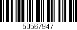 Código de barras (EAN, GTIN, SKU, ISBN): '50567947'