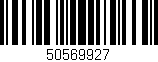 Código de barras (EAN, GTIN, SKU, ISBN): '50569927'