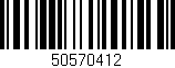 Código de barras (EAN, GTIN, SKU, ISBN): '50570412'