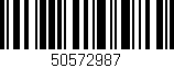 Código de barras (EAN, GTIN, SKU, ISBN): '50572987'