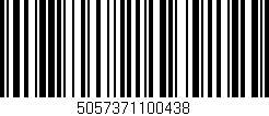 Código de barras (EAN, GTIN, SKU, ISBN): '5057371100438'