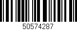 Código de barras (EAN, GTIN, SKU, ISBN): '50574287'
