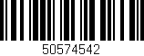 Código de barras (EAN, GTIN, SKU, ISBN): '50574542'