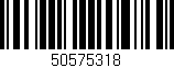 Código de barras (EAN, GTIN, SKU, ISBN): '50575318'