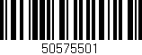 Código de barras (EAN, GTIN, SKU, ISBN): '50575501'