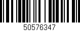 Código de barras (EAN, GTIN, SKU, ISBN): '50576347'