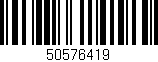 Código de barras (EAN, GTIN, SKU, ISBN): '50576419'