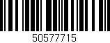 Código de barras (EAN, GTIN, SKU, ISBN): '50577715'